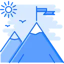Mountain flag success