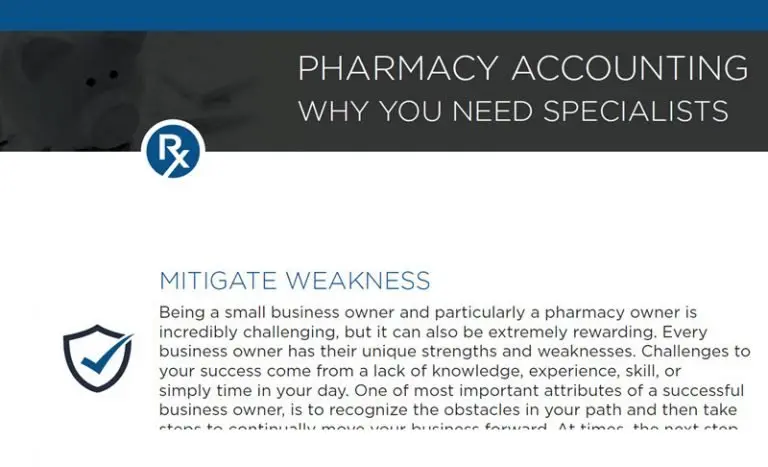 Pharmacy Accounting Why You Need Specialists