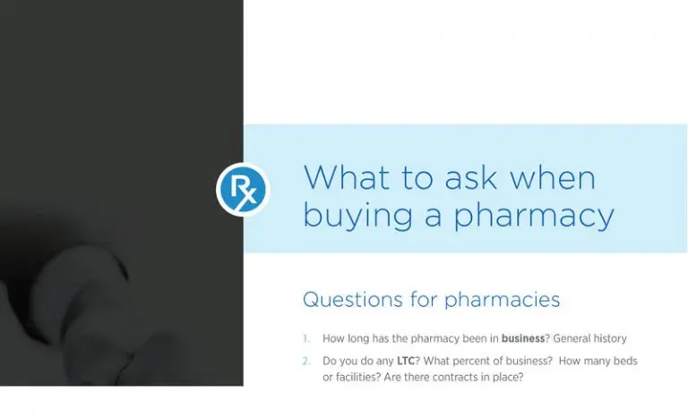 What to Ask When Buying a Pharmacy