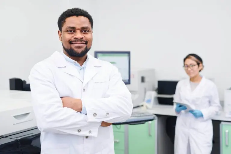 Pharmacist consulting in a pharmacy